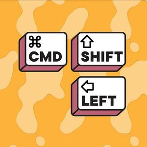 Command+Shift+Left